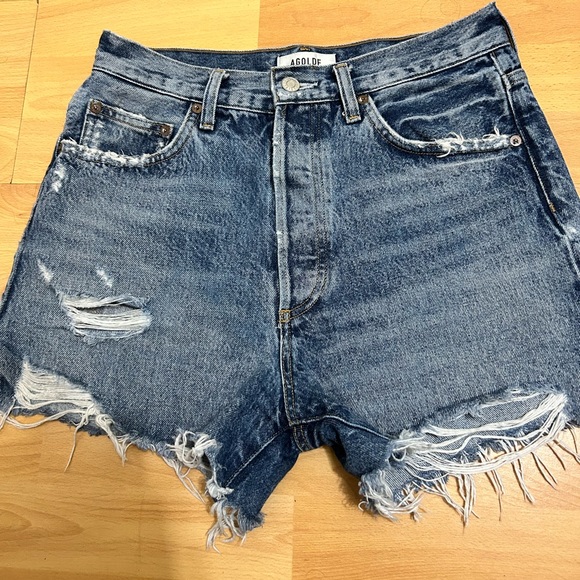 Agolde Dee Shorts - Picture 2 of 5